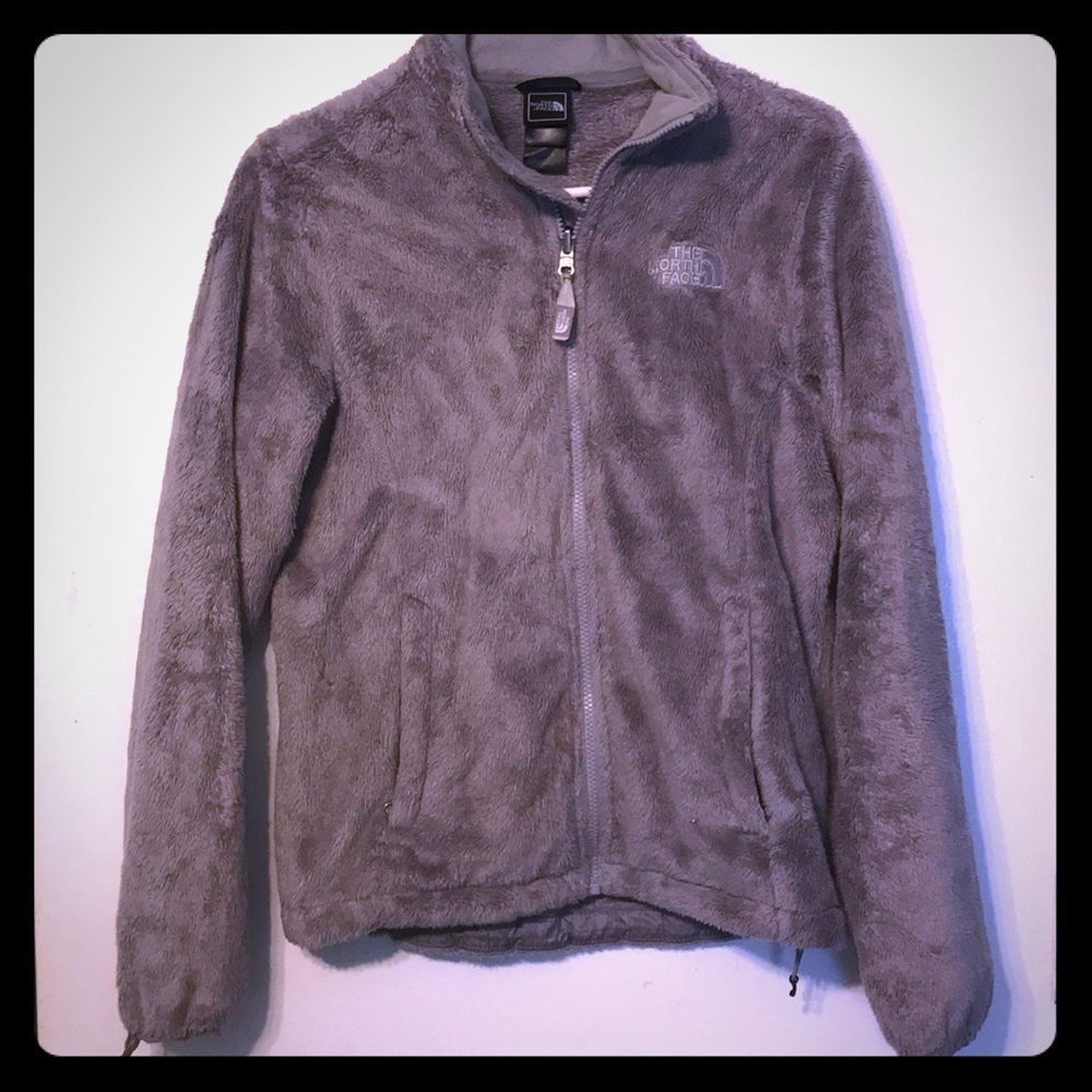 Women’s plush zip up North Face jacket